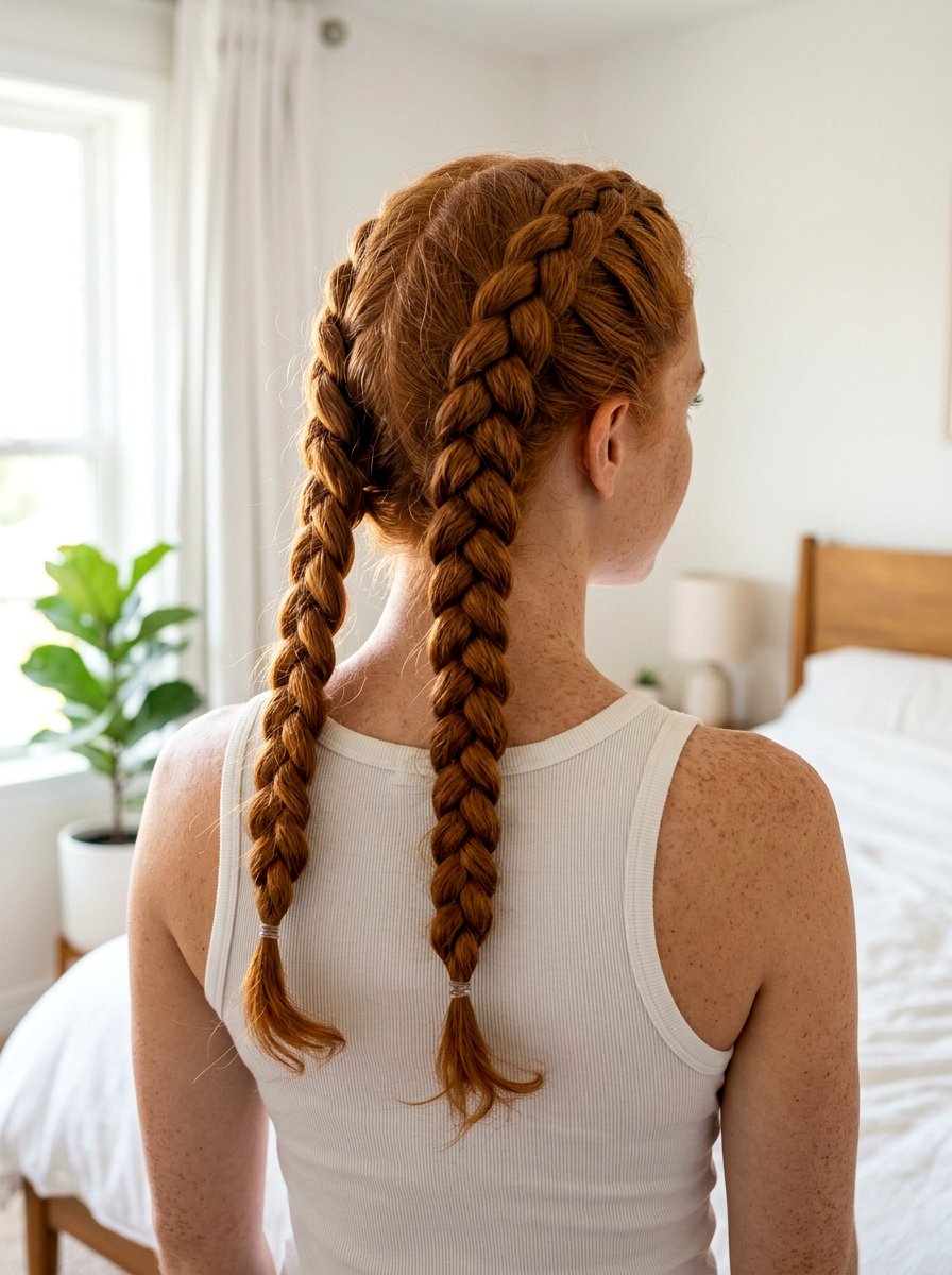 French Braid Overnight Waves - 20 overnight curls without heat - 20 overnight curls without heat