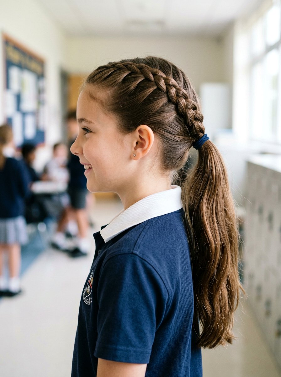 French Braid Ponytail - 20 school braid ponytail for long hair - 20 school braid ponytail for long hair