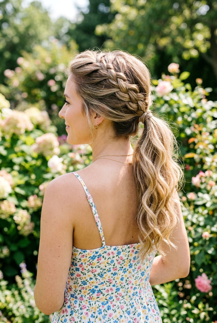 French Braid Ponytail - 20 vacation braid ponytail for women - 20 vacation braid ponytail for women