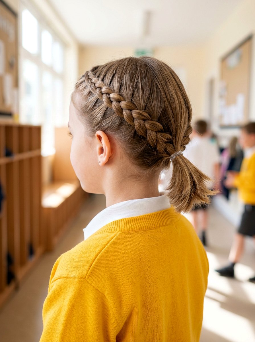 French Braid Ponytail For Short Hair - 20 school french braid ponytail - 20 school french braid ponytail