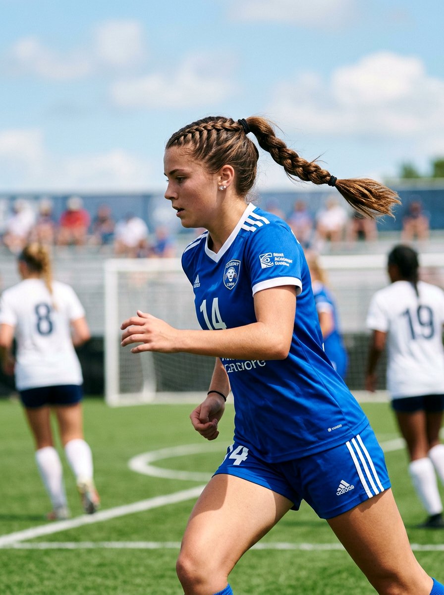 French Braid Ponytail For Sports - 20 school french braid ponytail - 20 school french braid ponytail