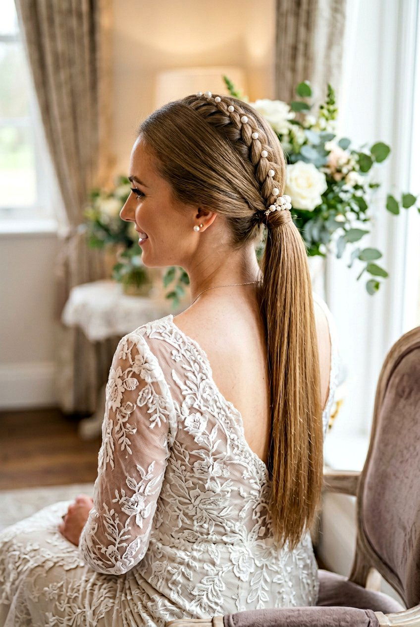 French Braid Ponytail For Wedding - 20 modern reception ponytail hairstyle - 20 modern reception ponytail hairstyle