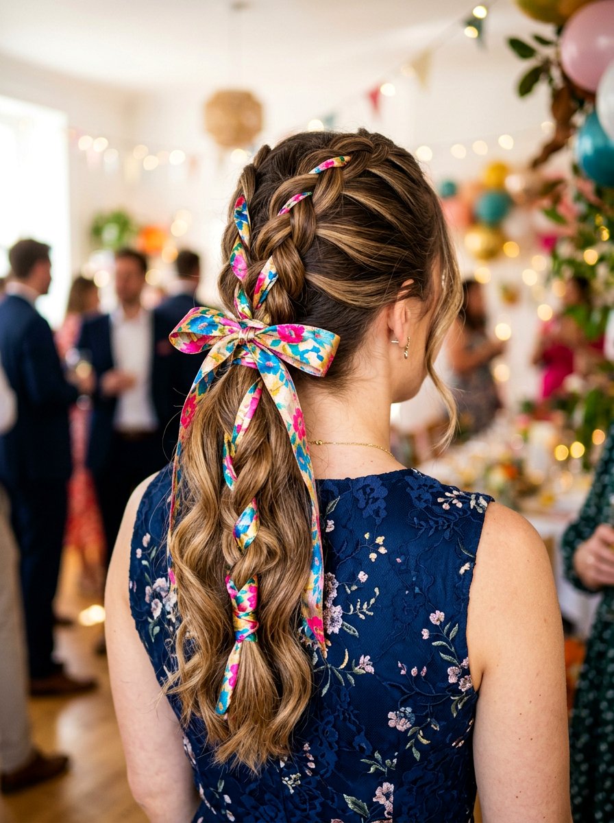 French Braid Ponytail With Ribbon - 20 french braid ponytail hairstyle - 20 french braid ponytail hairstyle