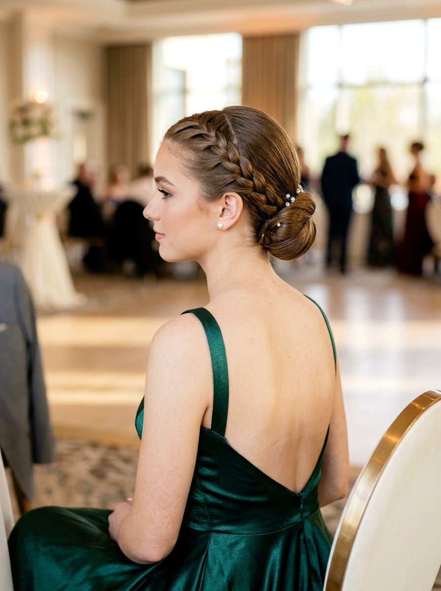 20 Beautiful Teen Girls Prom Hairstyle With Sleek Bun Looks