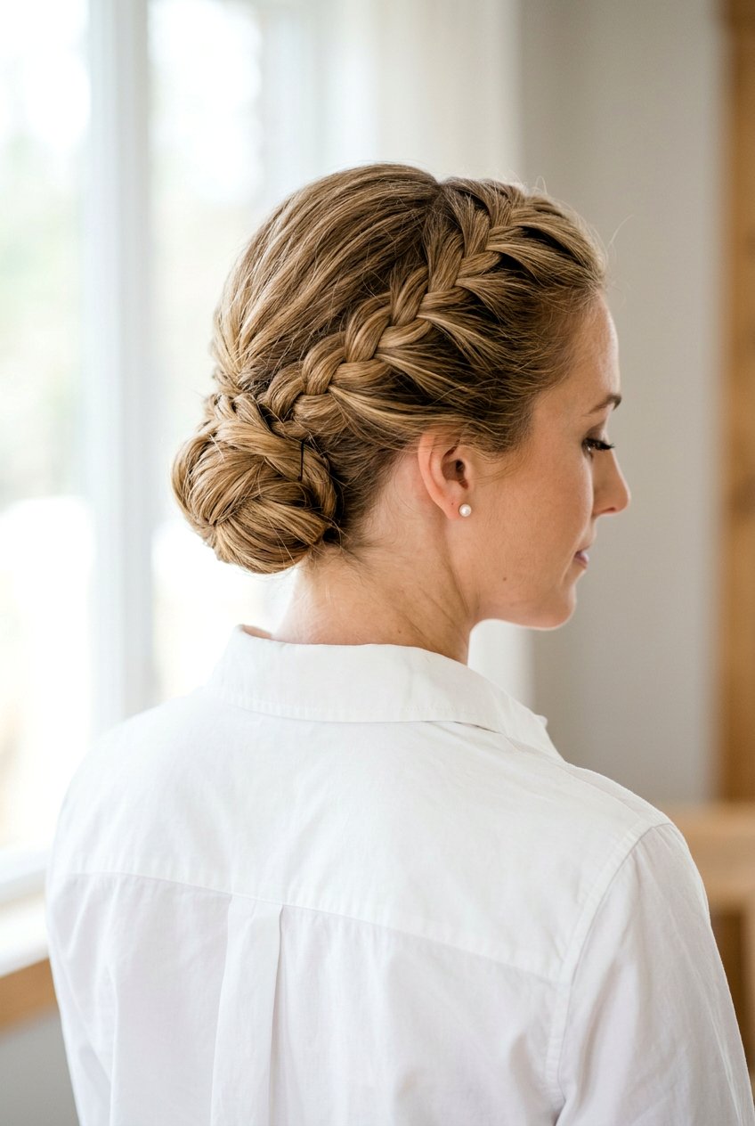 French Braid Updo - 20 best graduation hairstyle ideas - 20 best graduation hairstyle ideas