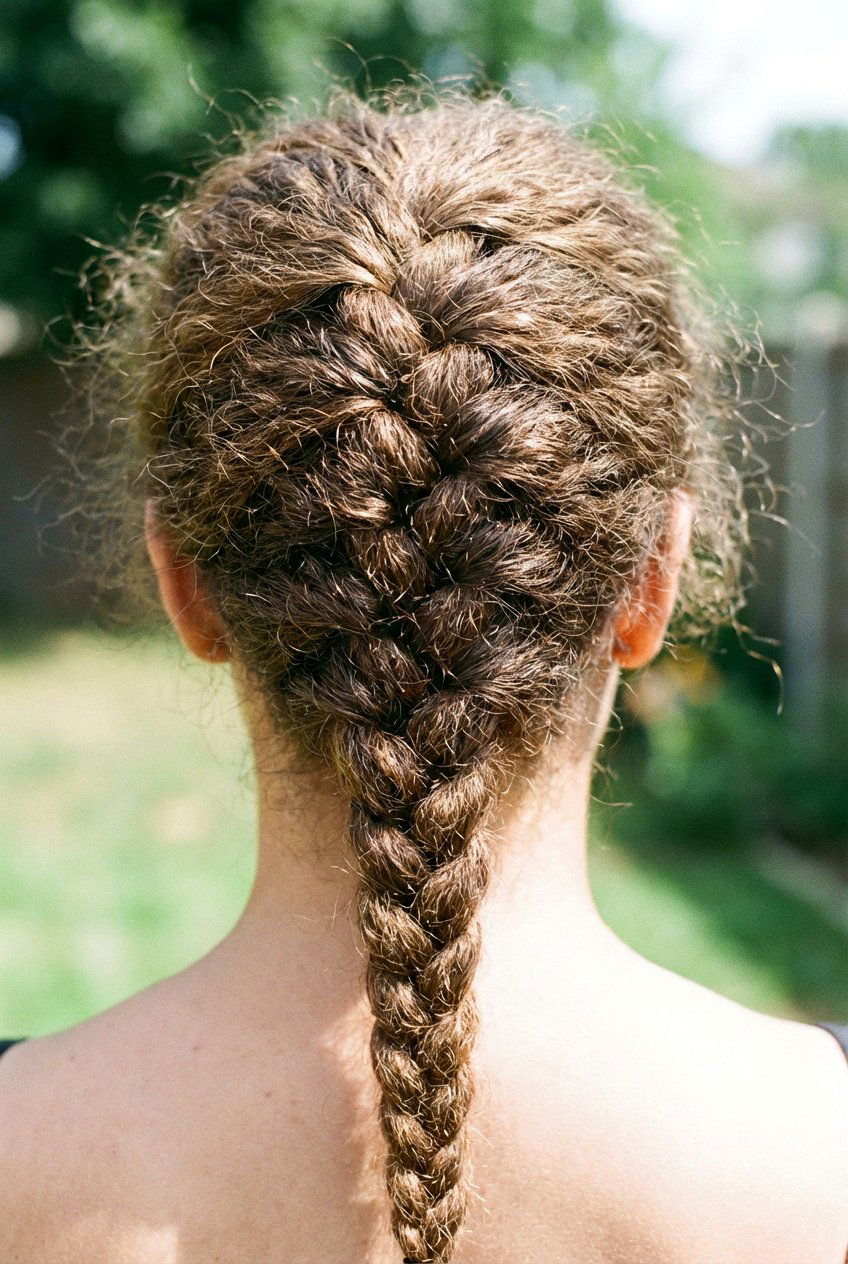 French Braid for Frizzy Hair - 20 hairstyles for frizzy hair - 20 hairstyles for frizzy hair