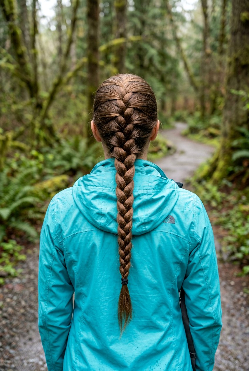 French Braid for Long Hair in Monsoon - 20 monsoon hairstyle for long hair - 20 monsoon hairstyle for long hair