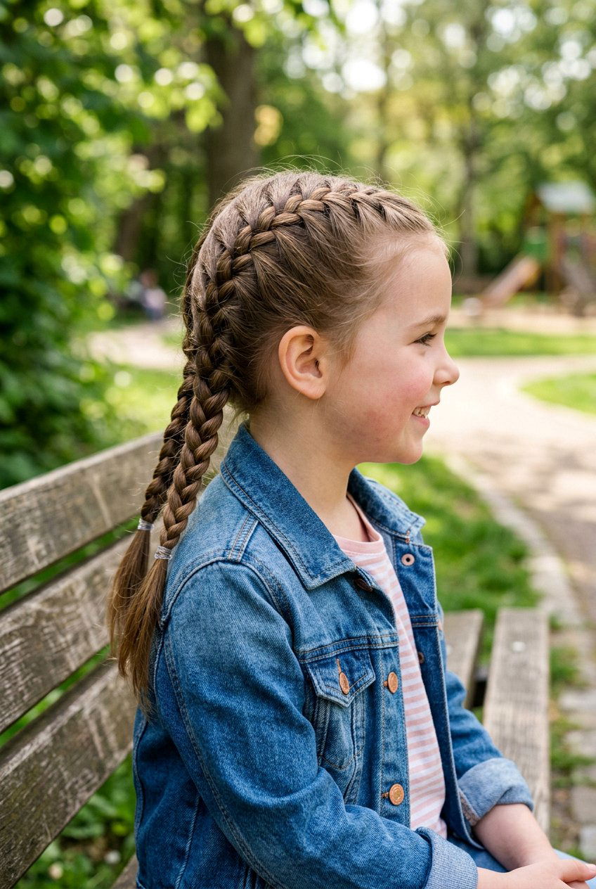 French Braids - 20 easy braid styles for little girls - 20 easy braid styles for little girls