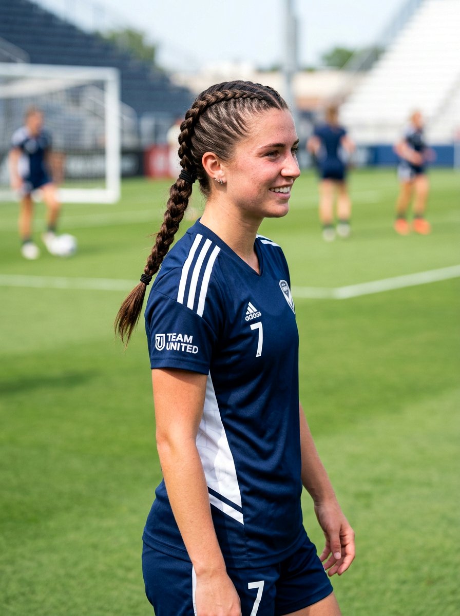 French Braids Soccer Hairstyle - 20 soccer double braid hairstyle - 20 soccer double braid hairstyle