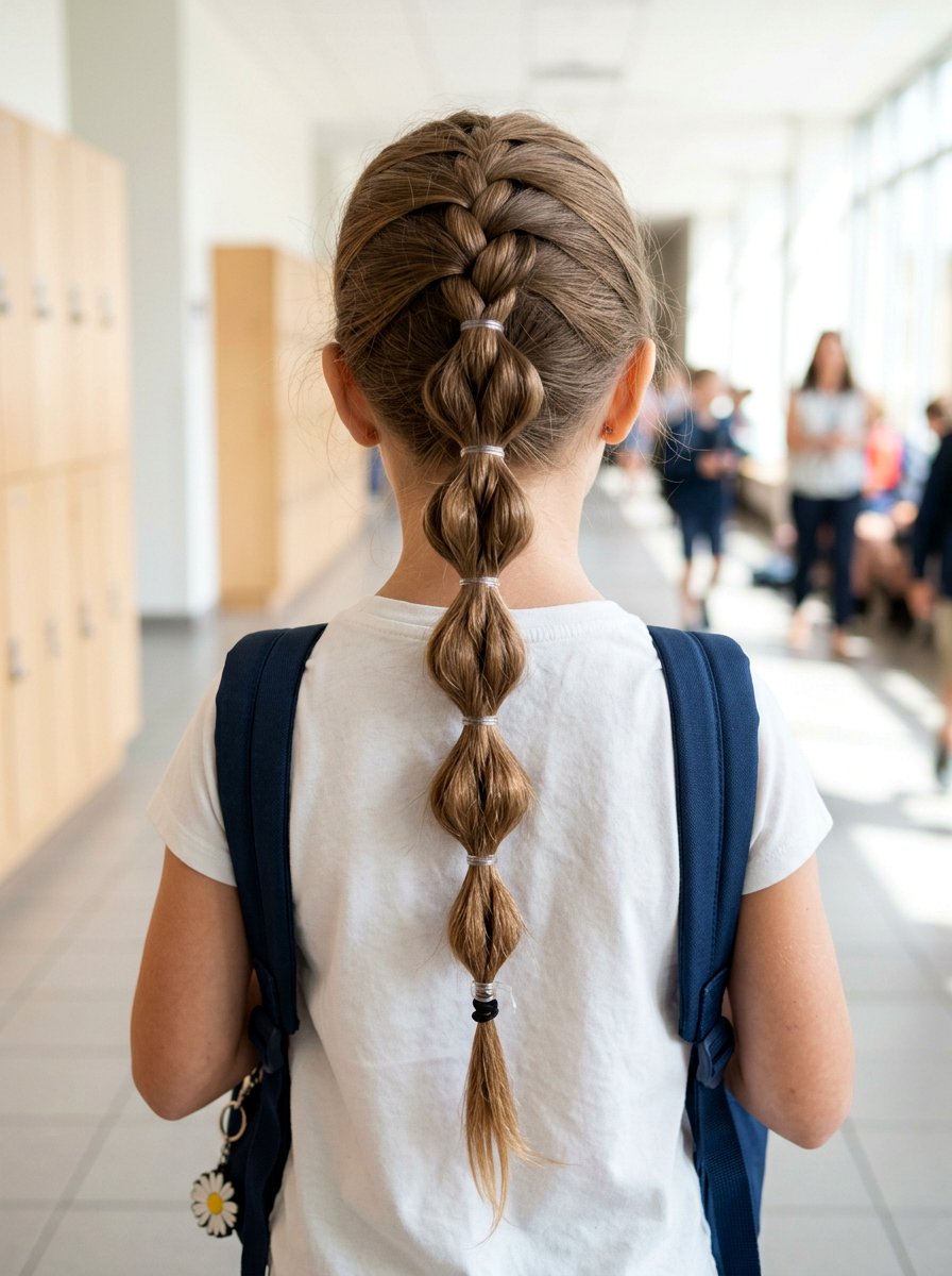 French Bubble Braid For School - 20 school bubble braid hairstyle - 20 school bubble braid hairstyle