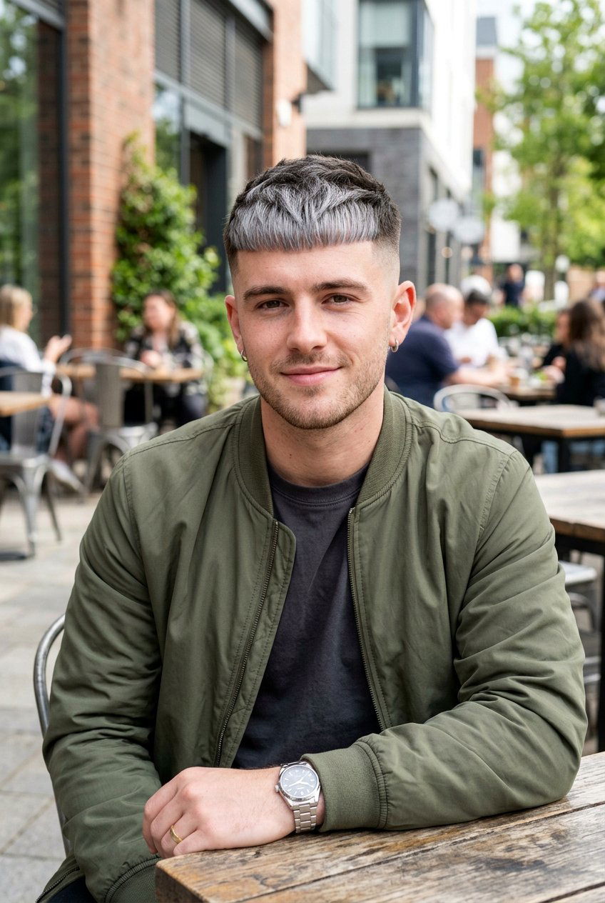 French Crop - 20 mens haircut for salt and pepper hair - 20 men’s haircut for salt and pepper hair