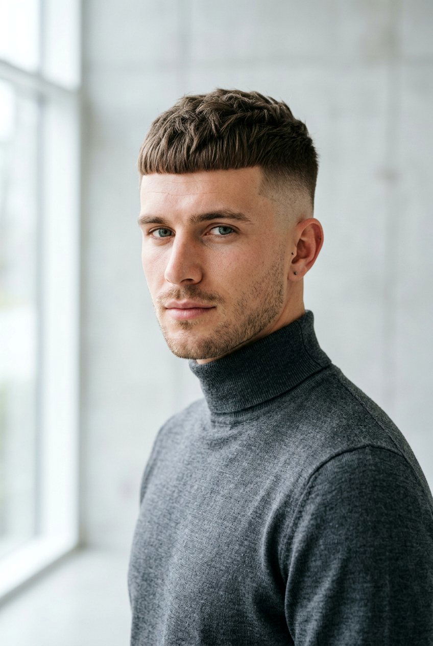 French Crop - 20 mens haircut for thin fine hair - 20 men’s haircut for thin fine hair