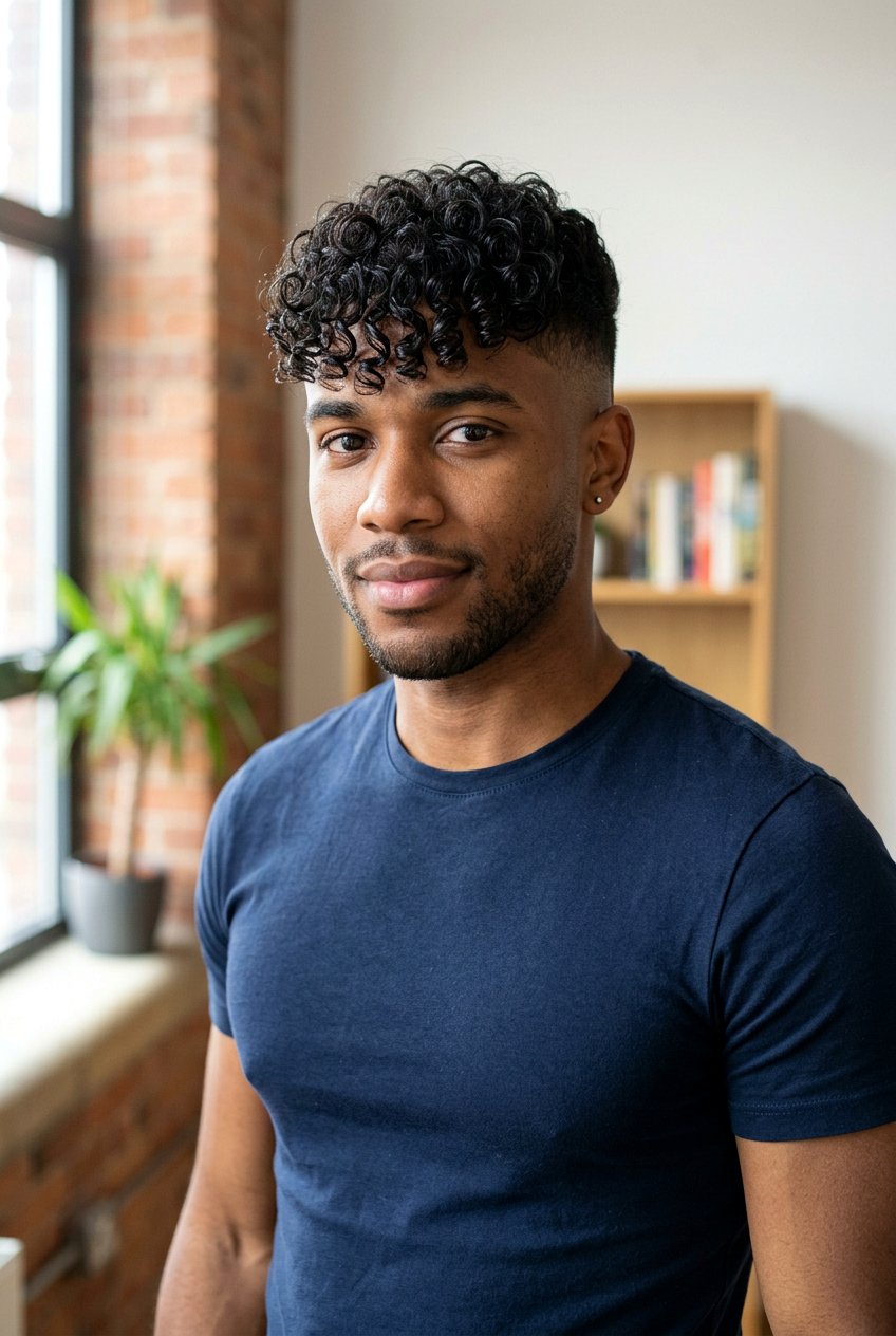 French Crop Curly Hair Men - 20 men haircut for thick curly hair - 20 men haircut for thick curly hair