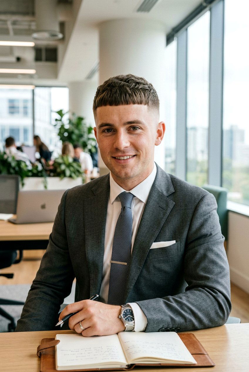 French Crop For Office - 20 mens haircut for professional office look - 20 men’s haircut for professional office look