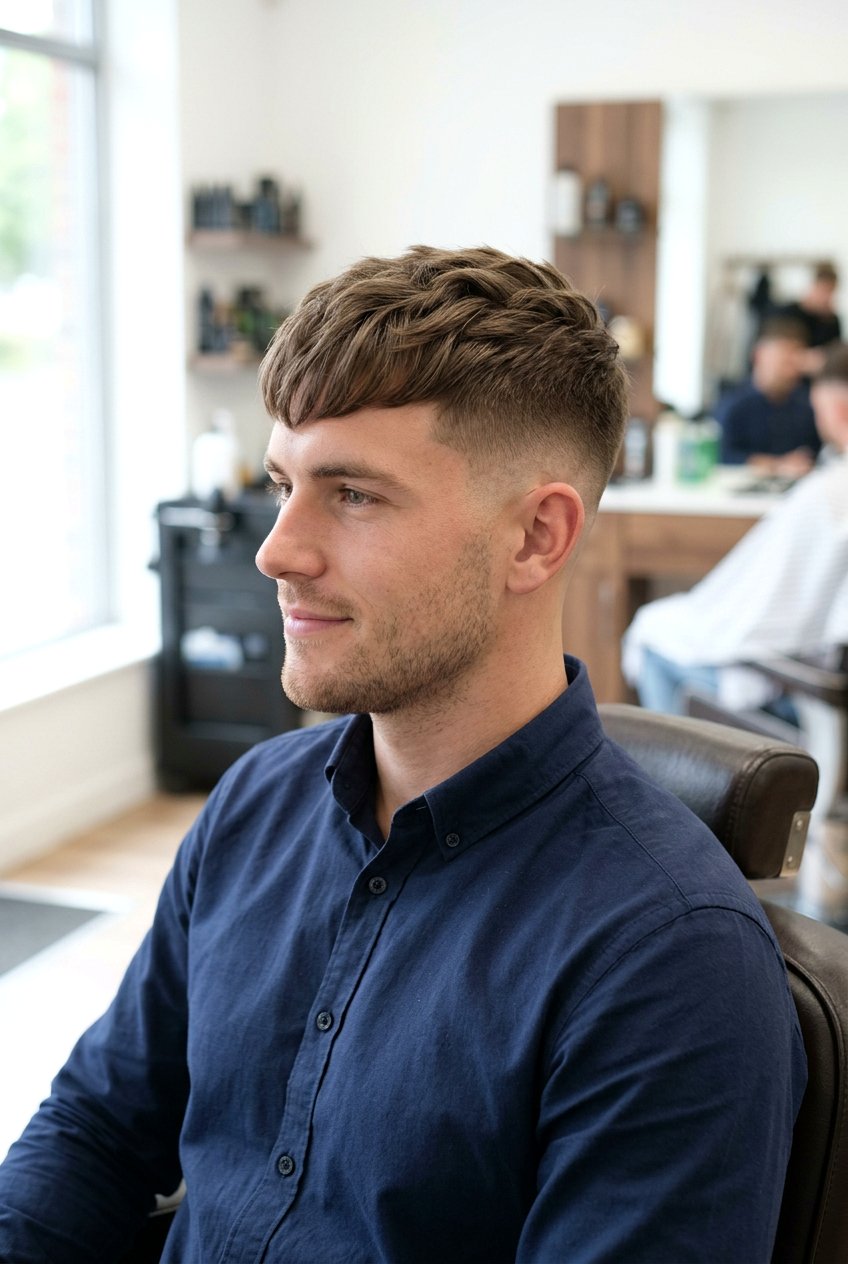 French Crop Low Skin Fade - 20 french crop for receding hairline men - 20 french crop for receding hairline men