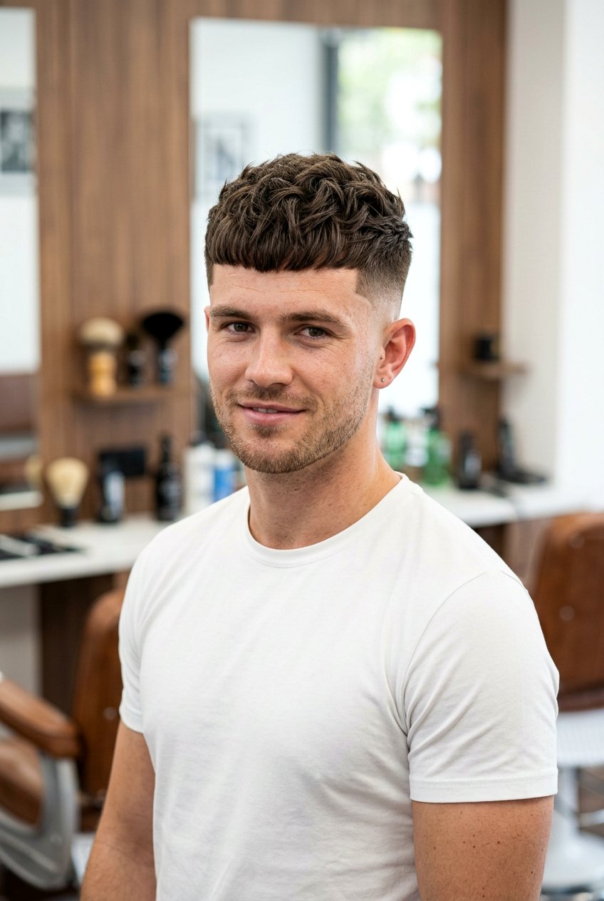 French Crop With High Taper Fade - 20 french crop for receding hairline men - 20 french crop for receding hairline men