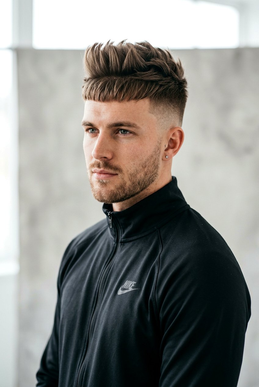 French Crop With High Top - 20 french crop for receding hairline men - 20 french crop for receding hairline men