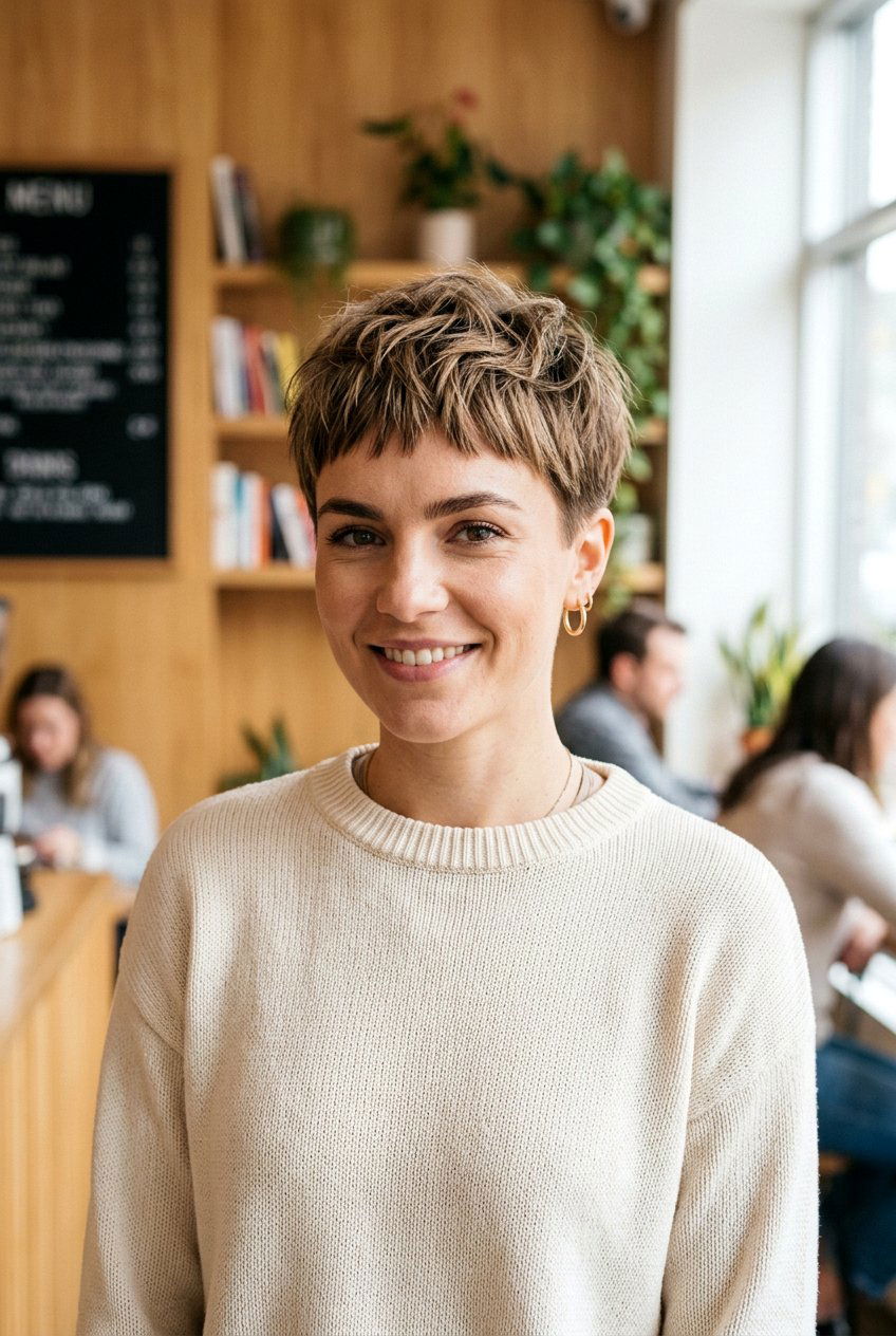 French Crop for Thinning Hairline - 20 hairstyles to hide thinning hair - 20 hairstyles to hide thinning hair