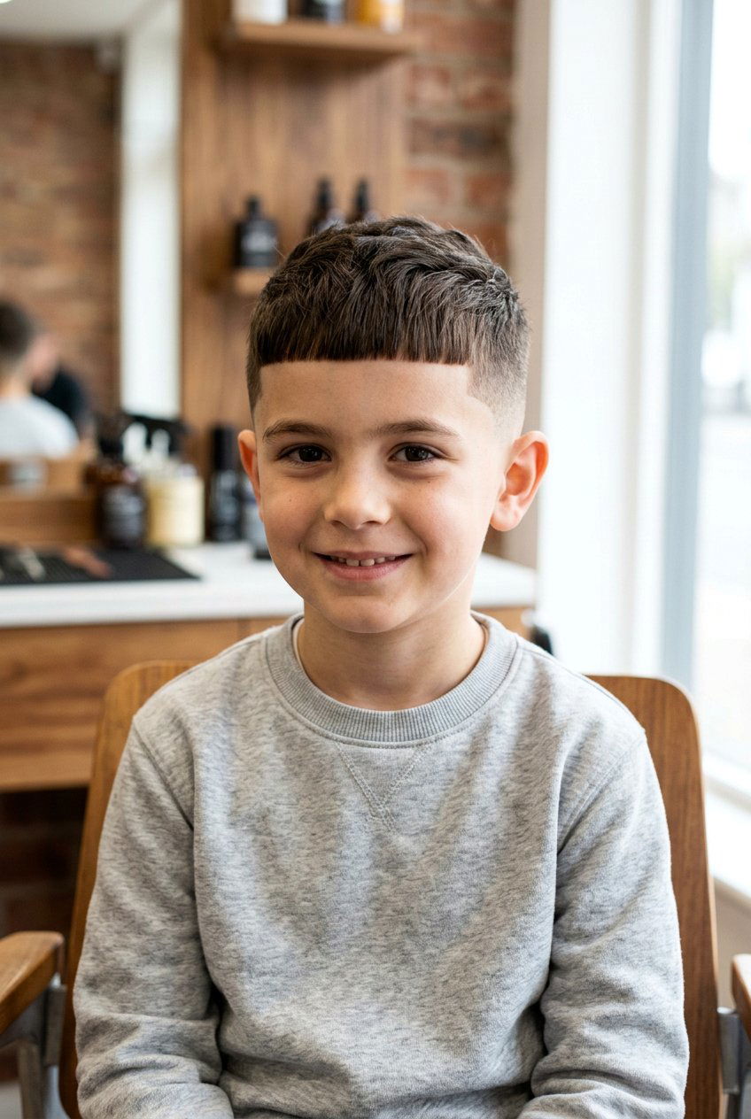 French Crop with Fringe - 20 school ready haircut for boys - 20 school ready haircut for boys