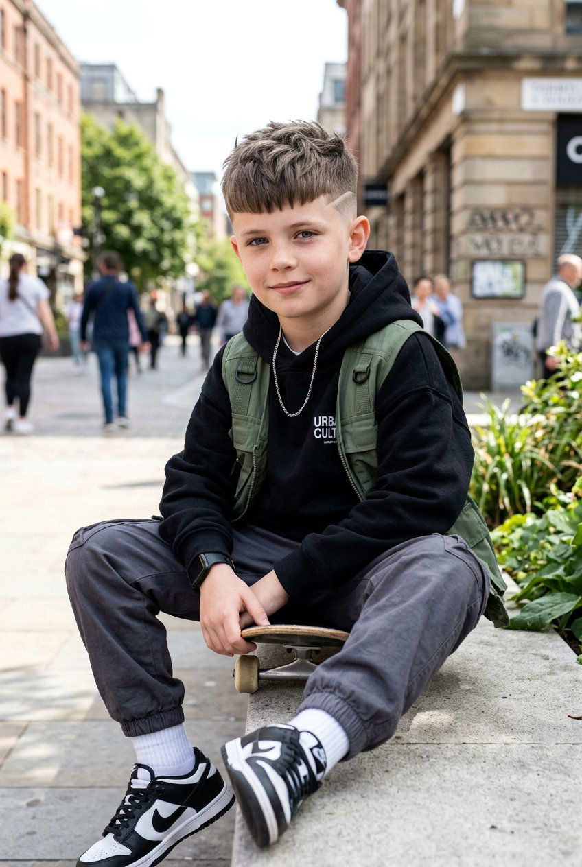 French Crop with Surgical Line - 20 summer haircut for boys - 20 summer haircut for boys