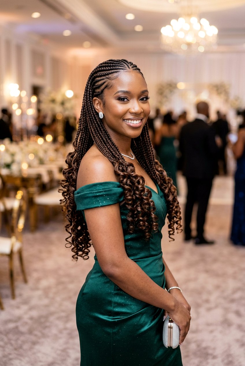 French Curl Braids - 20 low maintenance braid styles for black women - 20 low maintenance braid styles for black women