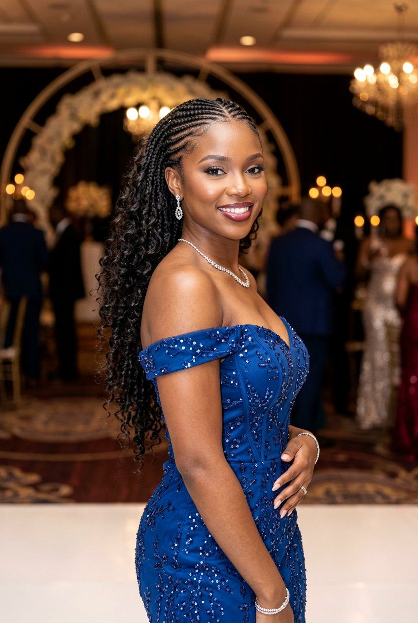 French Curl Braids - 20 black women braid hairstyle ideas - 20 black women braid hairstyle ideas