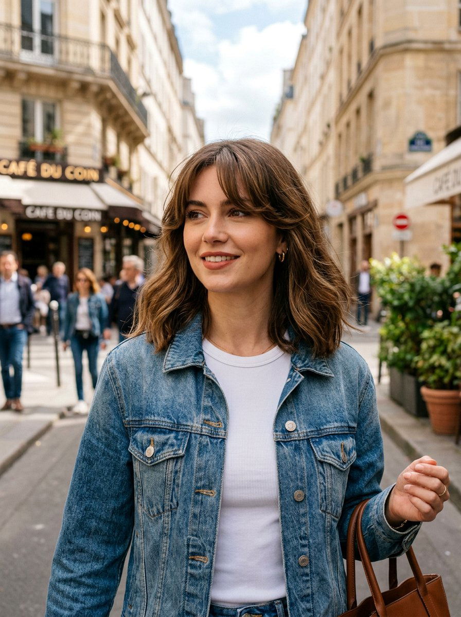 French Curtain Bangs With Lob - 20 french haircut ideas for women - 20 french haircut ideas for women