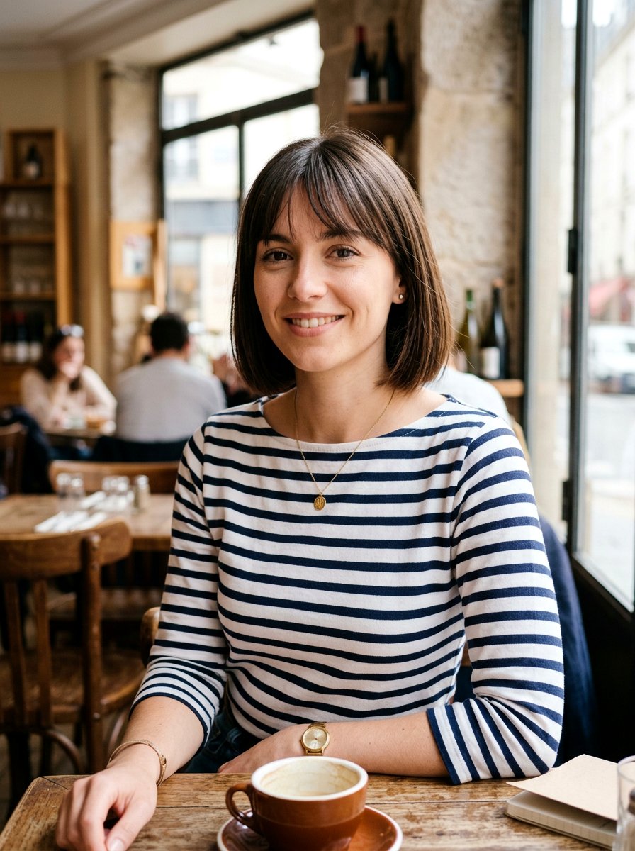 French Girl Bob - 20 polished bob for fine straight hair - 20 polished bob for fine straight hair