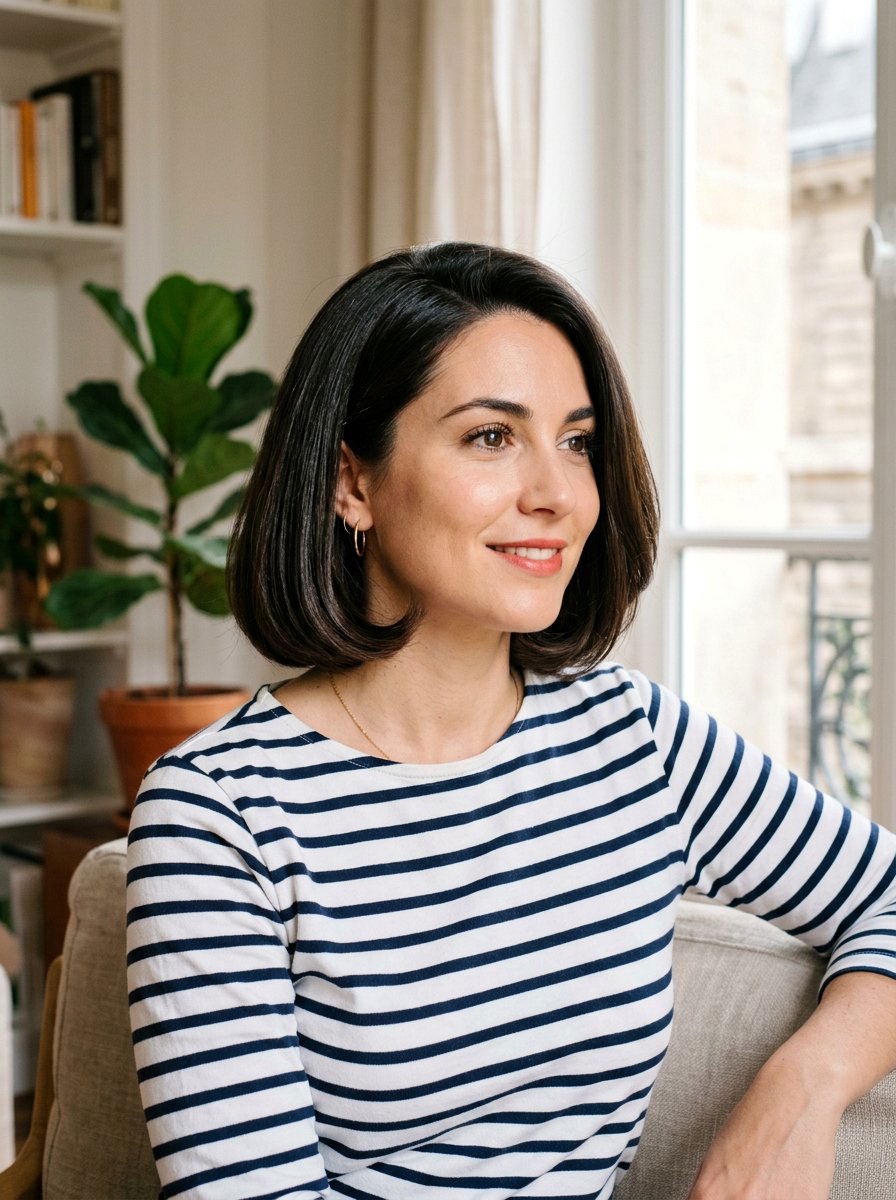 French Glossy Blowout Bob - 20 glossy blowout bob for mature women - 20 glossy blowout bob for mature women