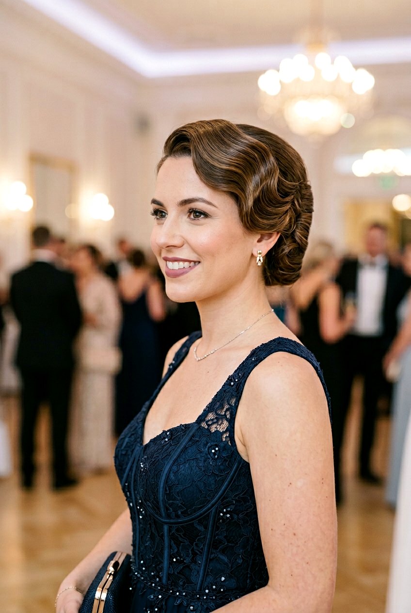 French Roll With Side Part - 20 elegant french roll hairstyle - 20 elegant french roll hairstyle