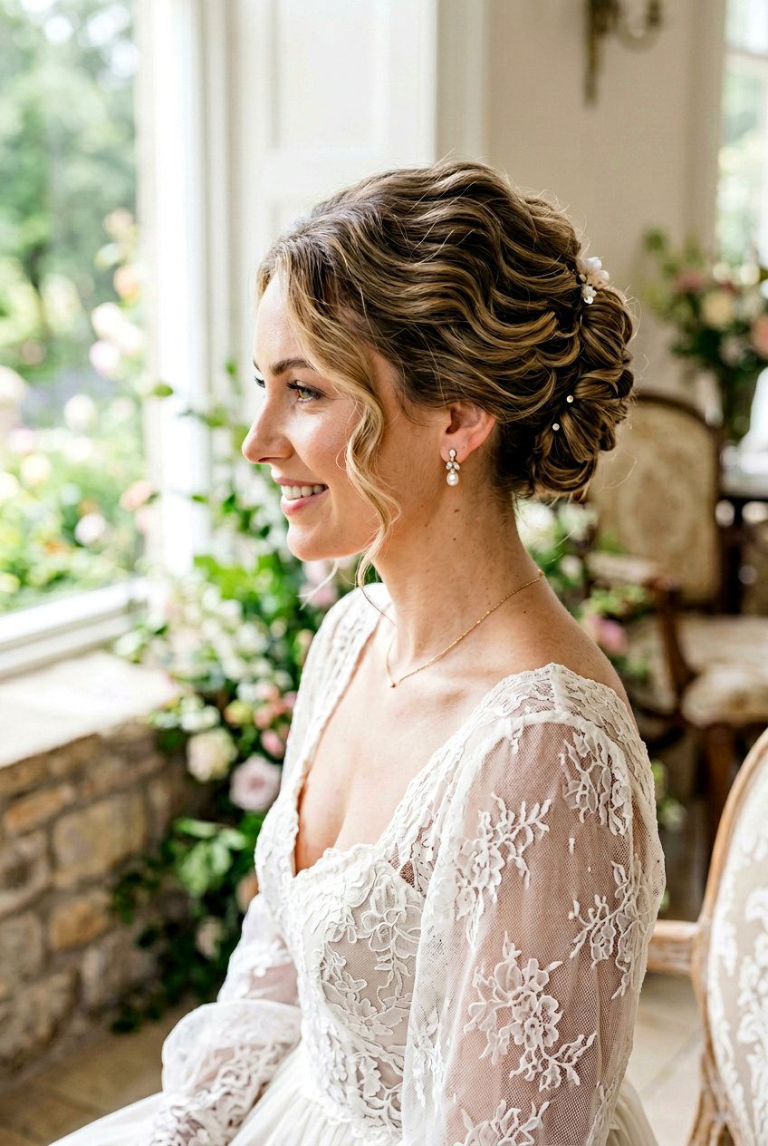 French Roll With Soft Waves - 20 elegant french roll hairstyle - 20 elegant french roll hairstyle