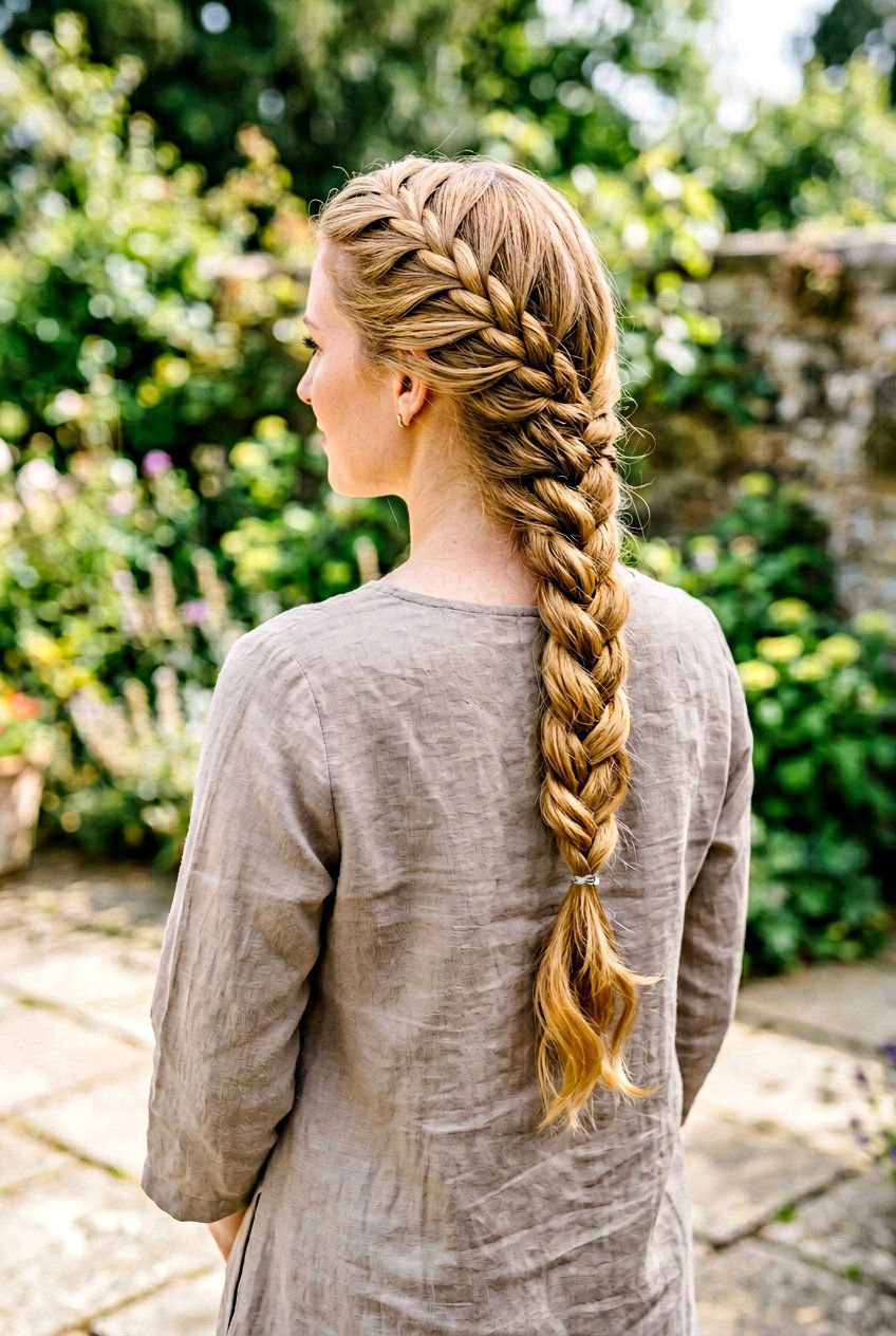 French Rope Braid for Long Hair - 20 airplane braid hairstyle for long hair - 20 airplane braid hairstyle for long hair