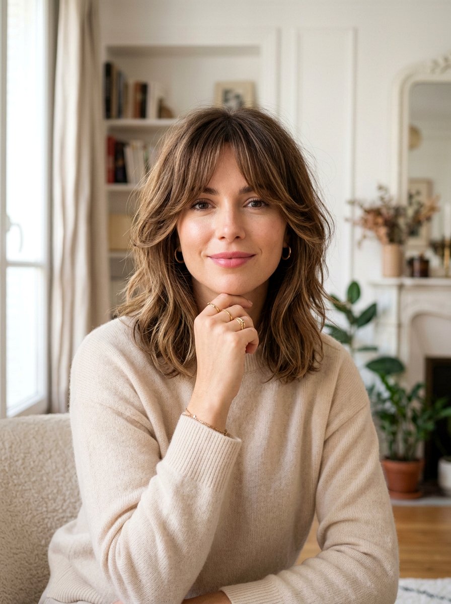 French Shag With Curtain Bangs - 20 french shag haircut for women - 20 french shag haircut for women