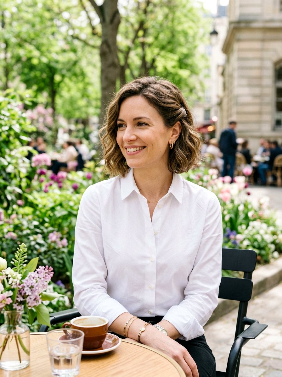 French Tuck Bob - 20 easy bob styling ideas for women - 20 easy bob styling ideas for women