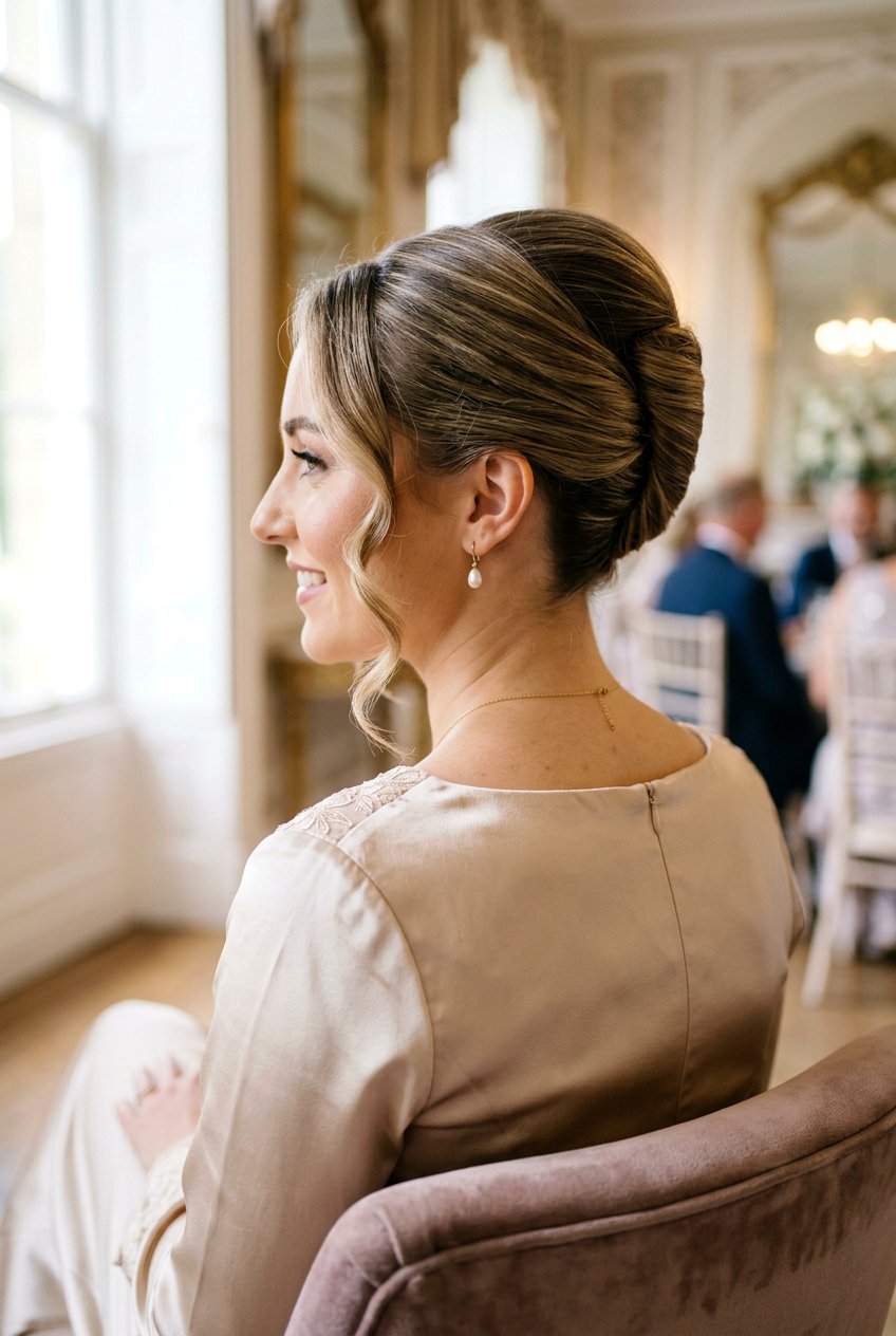 French Twist - 20 mother of the bride long hairstyles - 20 mother of the bride long hairstyles