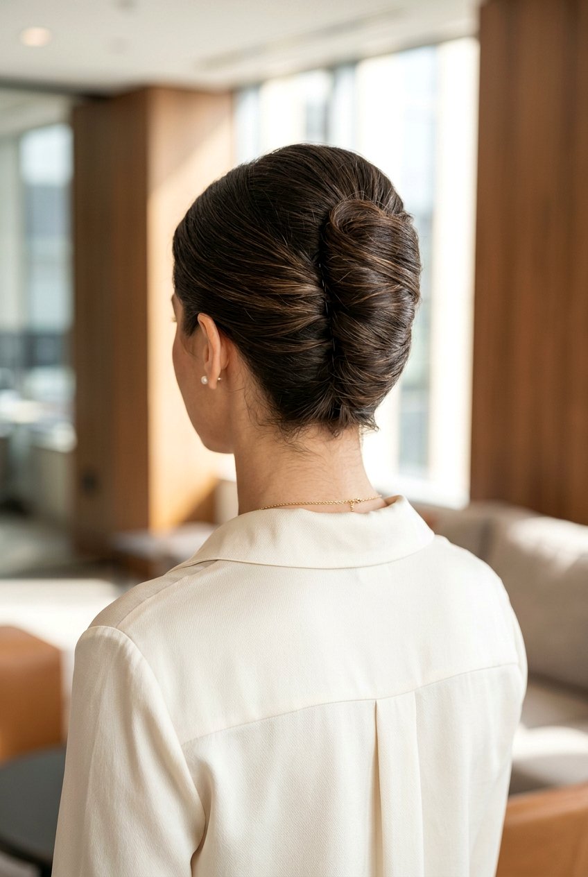 French Twist - 20 polished hairstyle for job interview - 20 polished hairstyle for job interview