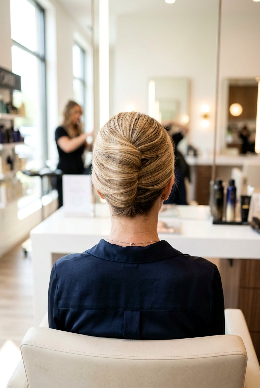 French Twist - 20 business casual hairstyles - 20 business casual hairstyles