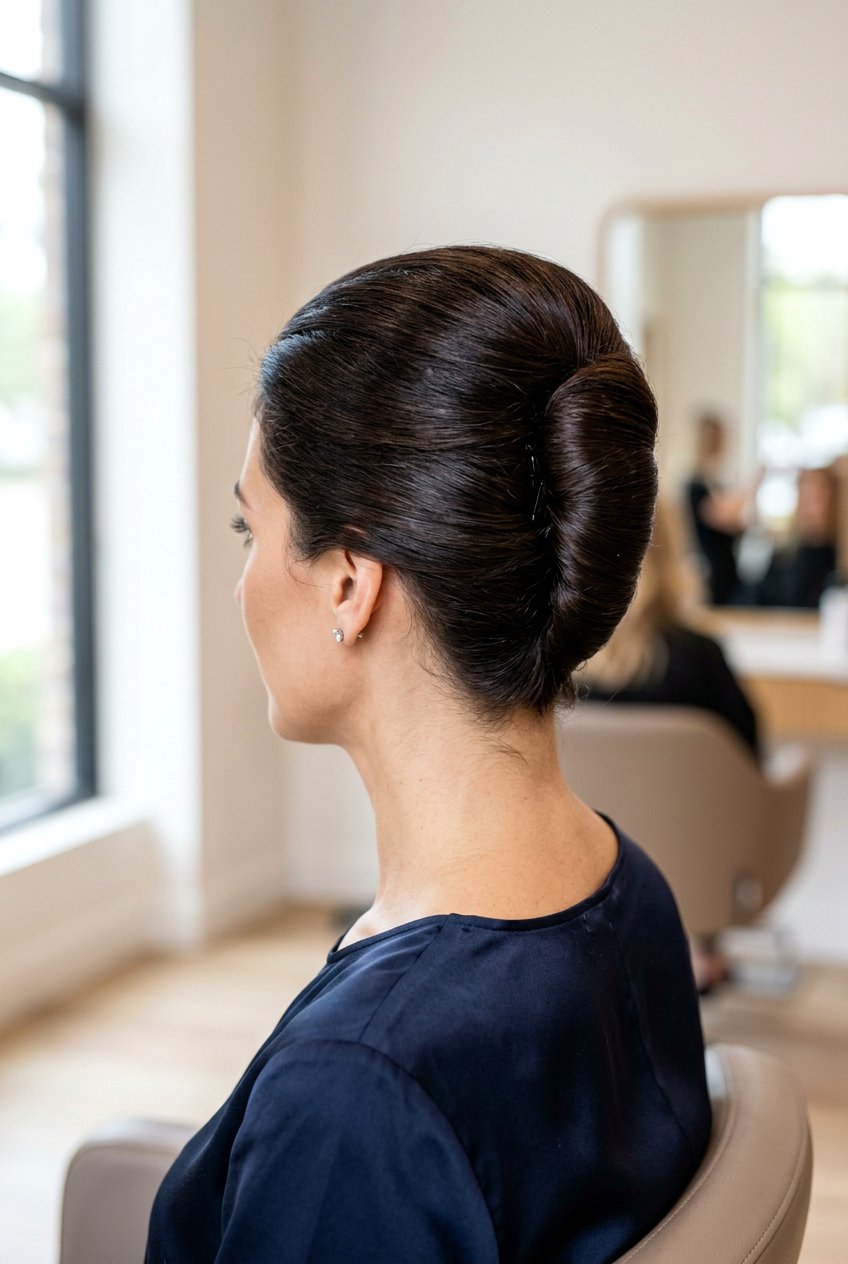 French Twist - 20 easy hairstyles for medium hair - 20 easy hairstyles for medium hair