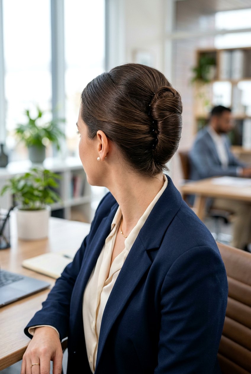 French Twist - 20 one minute hairstyles - 20 one minute hairstyles