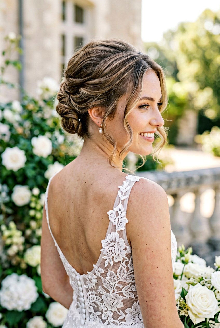 French Twist - 20 bridal hairstyle with soft tendrils - 20 bridal hairstyle with soft tendrils