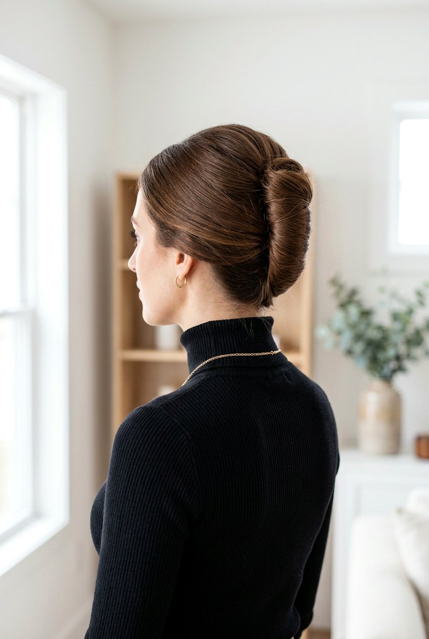 French Twist - 20 easy corporate hairstyle for long hair - 20 easy corporate hairstyle for long hair