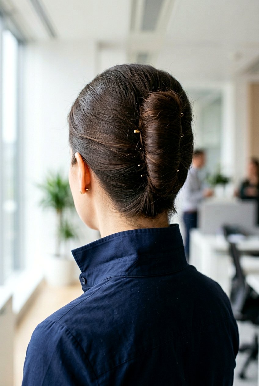 French Twist - 20 easy meeting hairstyle for women - 20 easy meeting hairstyle for women