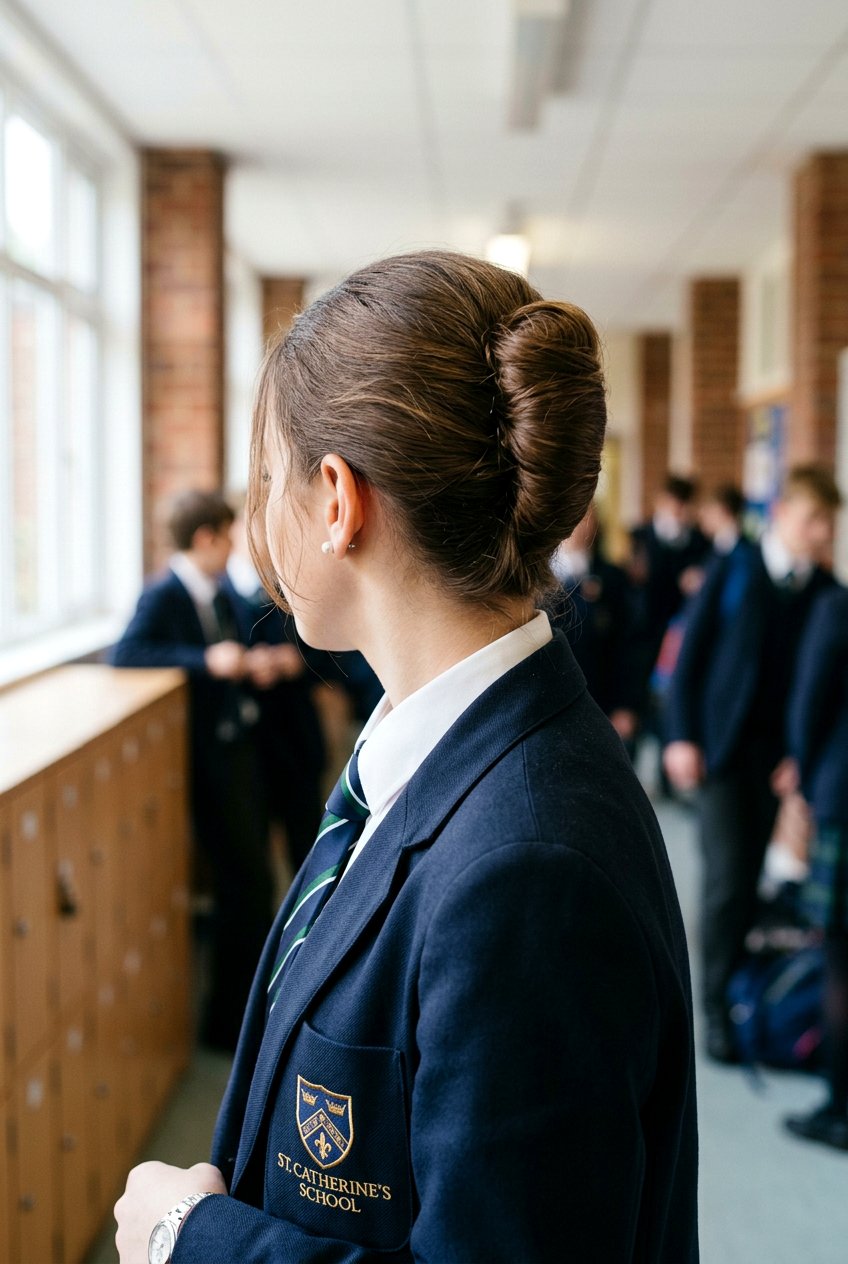 French Twist Bun - 20 quick bun hairstyle for teenage girls - 20 quick bun hairstyle for teenage girls
