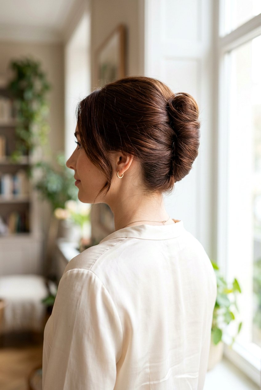 French Twist Bun - 20 mom quick grocery run bun - 20 mom quick grocery run bun