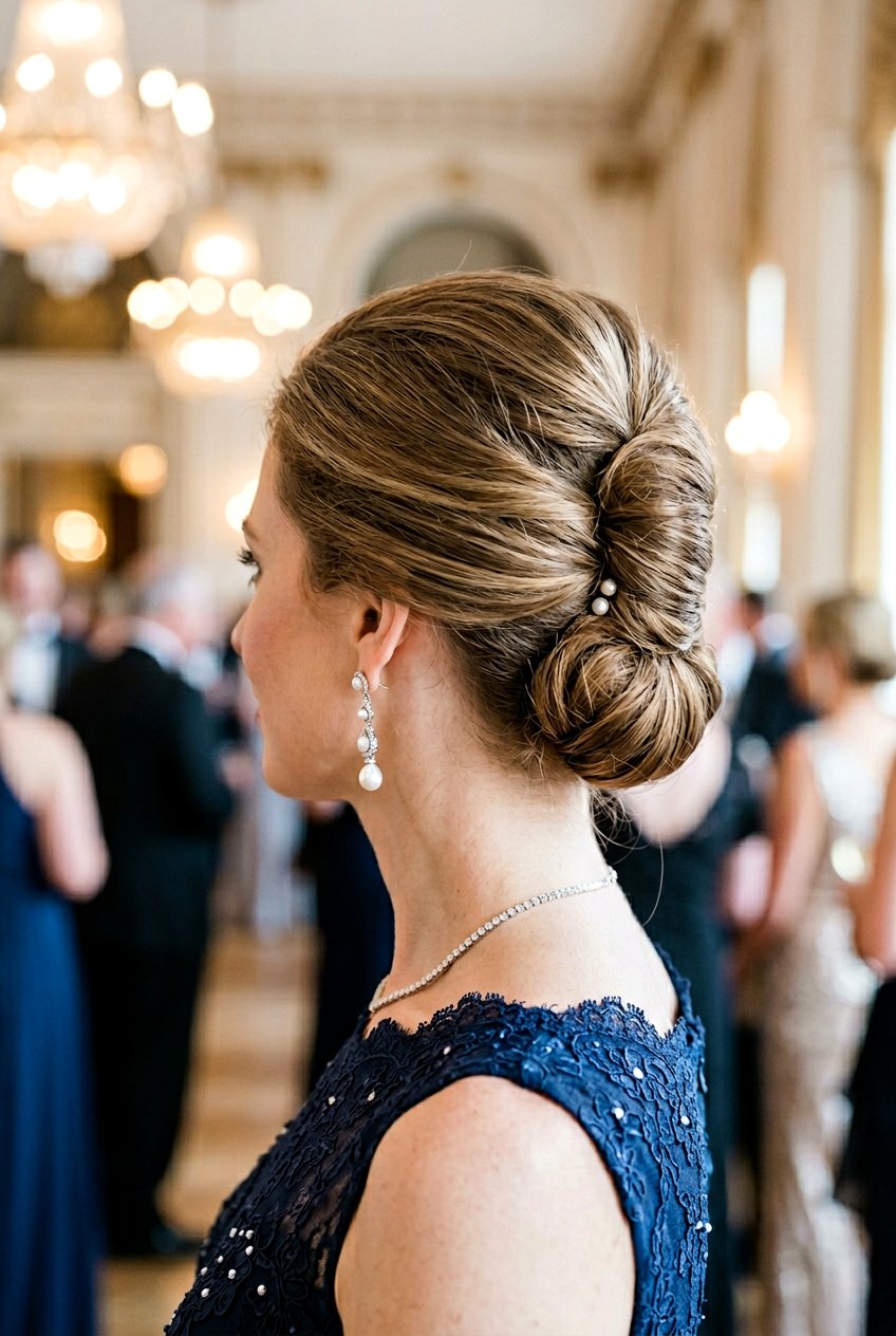 French Twist Chignon - 20 classic chignon hairstyle - 20 classic chignon hairstyle