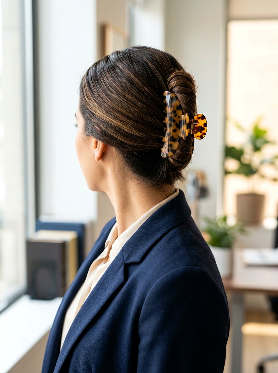 20 Stunning Sleek Claw Clip Twist Hairstyle Ideas for You