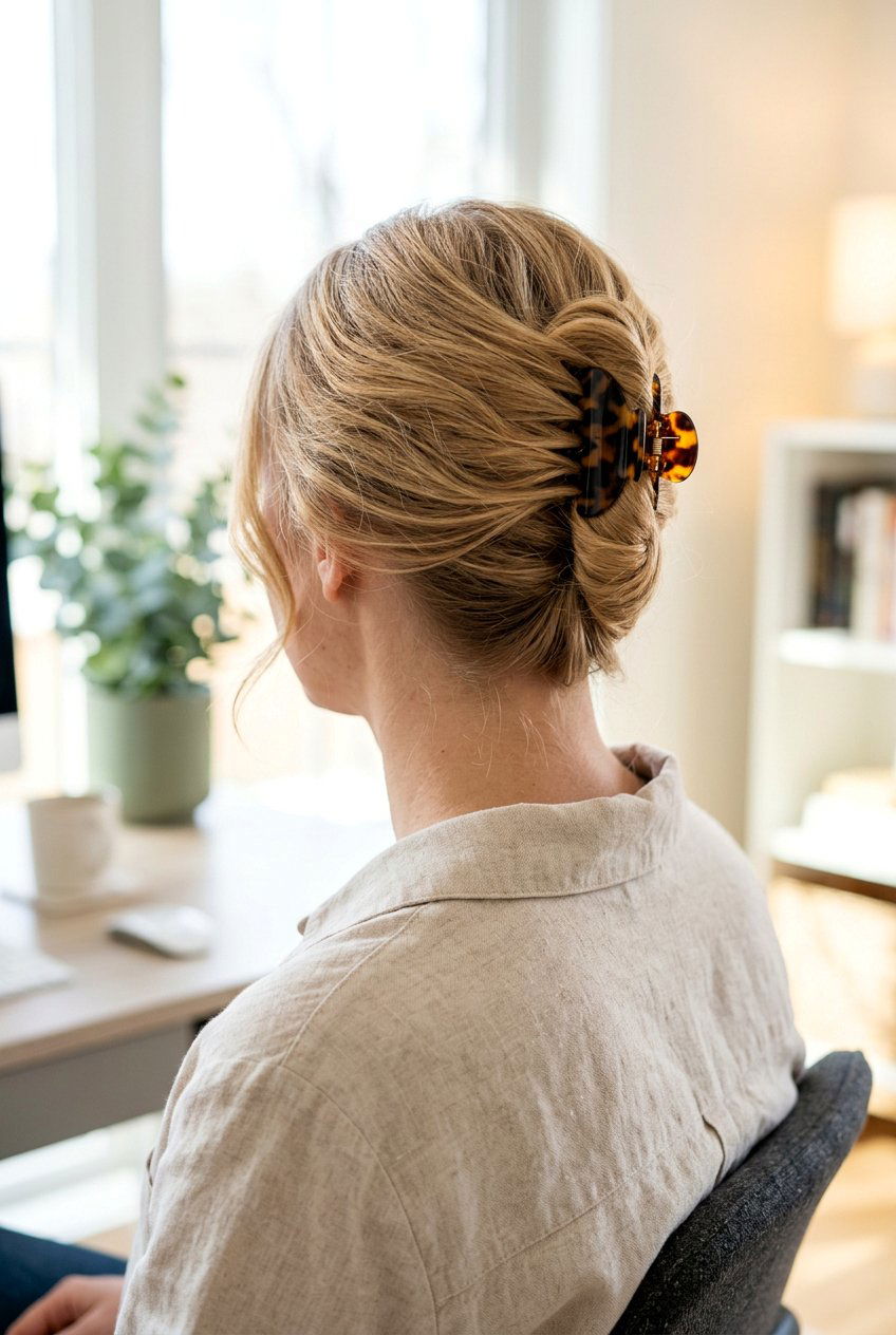 French Twist Claw Clip For Fine Hair - 20 french twist claw clip hairstyle - 20 french twist claw clip hairstyle