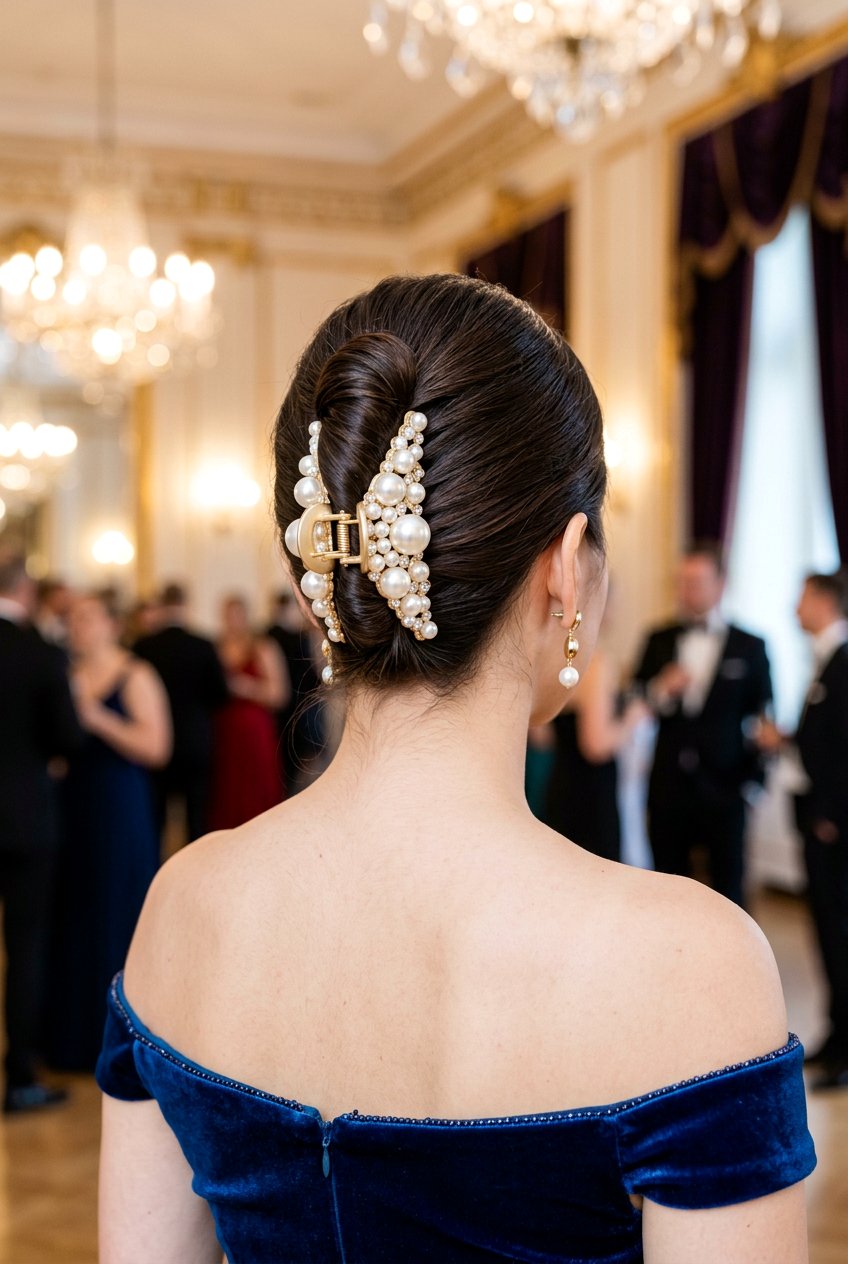 French Twist Claw Clip For Formal Events - 20 french twist claw clip hairstyle - 20 french twist claw clip hairstyle