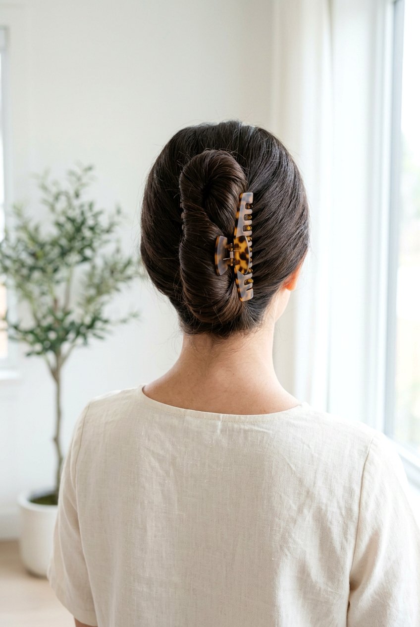 French Twist Claw Clip For Long Thick Hair - 20 french twist claw clip hairstyle - 20 french twist claw clip hairstyle