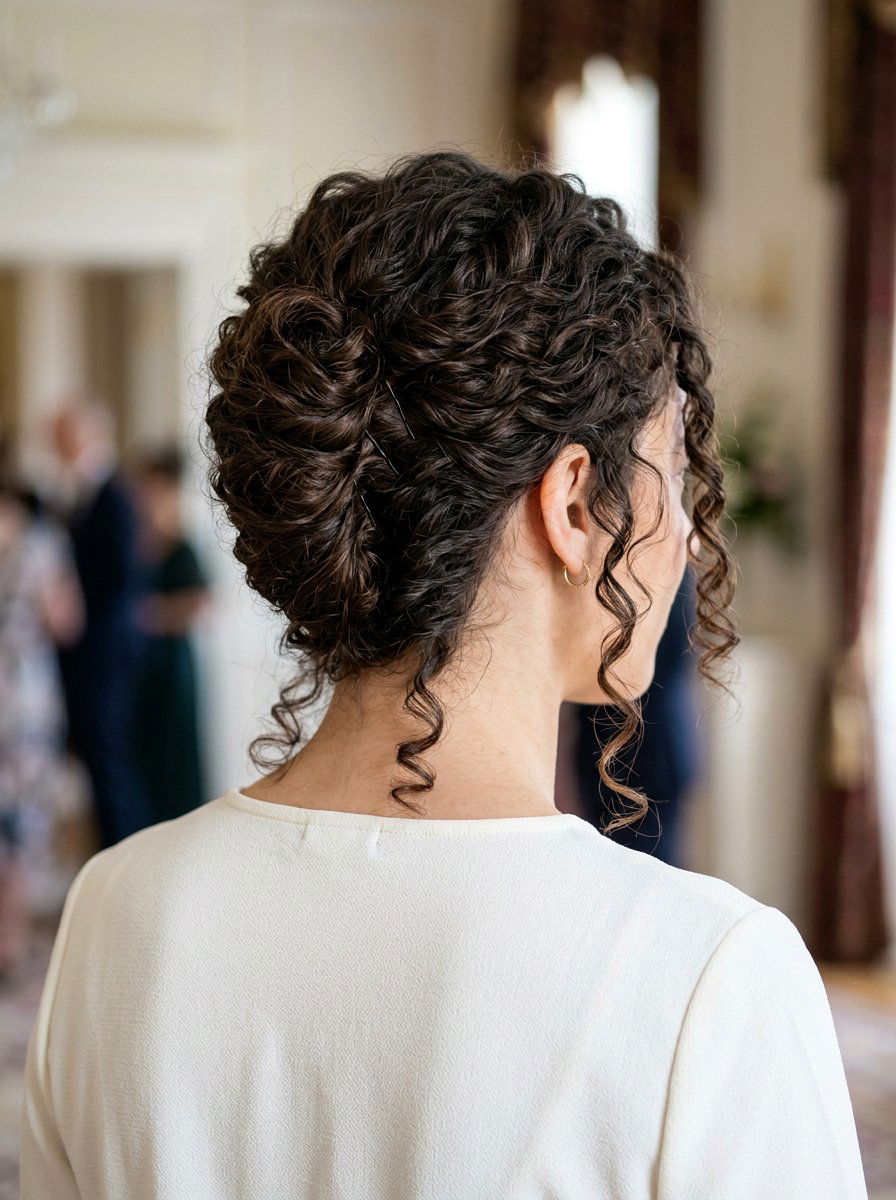 French Twist For Long Curly Hair - 20 easy work hairstyle for long curly hair - 20 easy work hairstyle for long curly hair